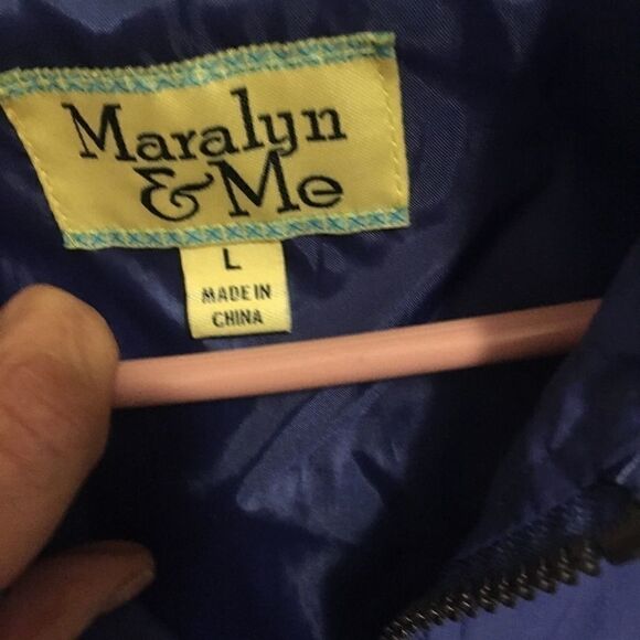 Maralyn & me Girls large windbreaker purple nice - Picture 3 of 8